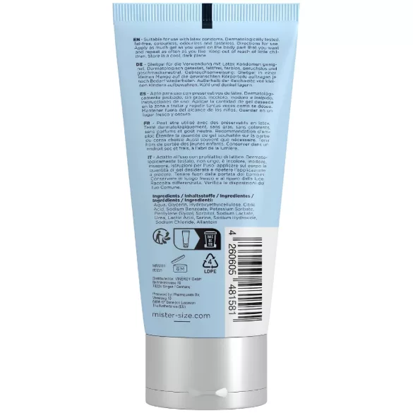 Mister Size Bio - vesipohjainen bio-liukuvoide (100 ml)