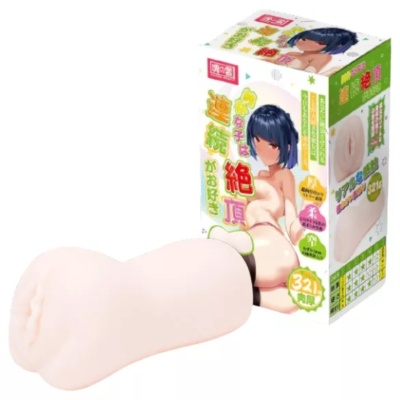 TAMASHII Continuous Orgasm - anime keinotekoisen vaginan masturbaattori (luonnonvärinen)