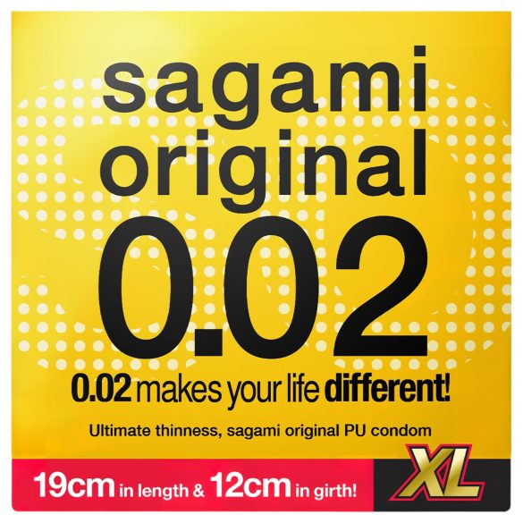 Sagami Original 0,02 XL - kondomi - 61mm (1kpl)