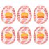 TENGA Egg Tube - muna-masturbaattorit (6 kpl)