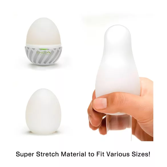 TENGA Egg Brush - masturbaattorimuna 6kpl - kertakäyttöinen