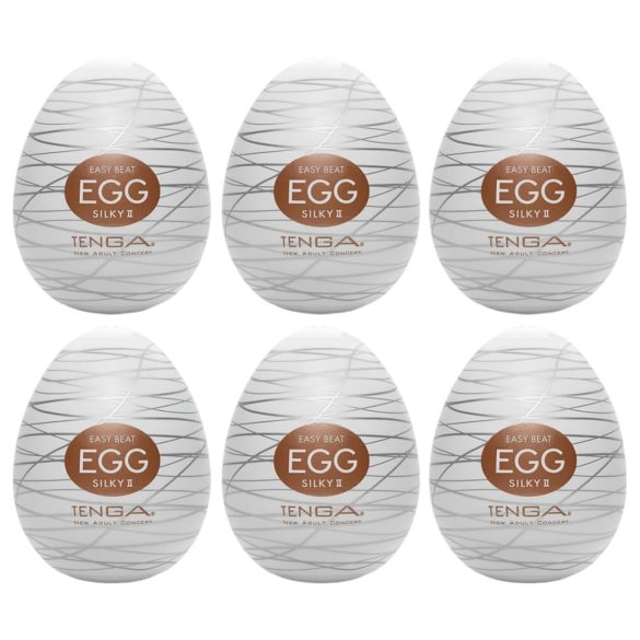 TENGA Egg Silky II - Silkkinen muna (6 kpl)