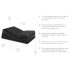 Liberator Wedge/Ramp - 2 kpl seksityynysetti (musta)