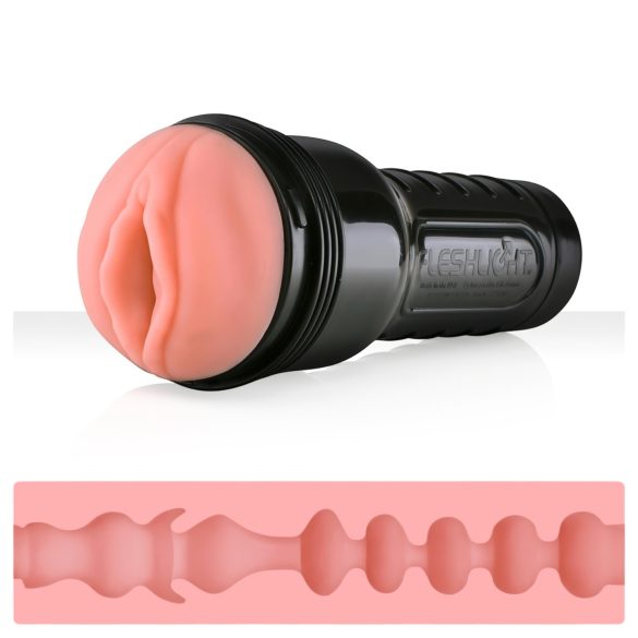 Fleshlight Pink Lady Mini-Lotus - luonnollinen tekopimppi kotelossa