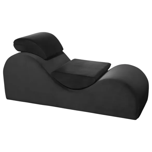 Liberator Esse Lounger - tantra nojatuoli - säädettävä - musta