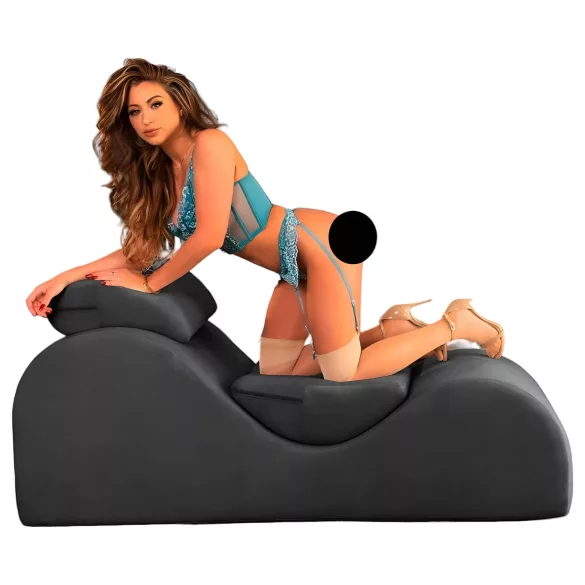 Liberator Esse Lounger - tantra nojatuoli - säädettävä - musta