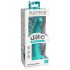Dillio Curious Five - silikonidildo (15 cm) - turkoosi