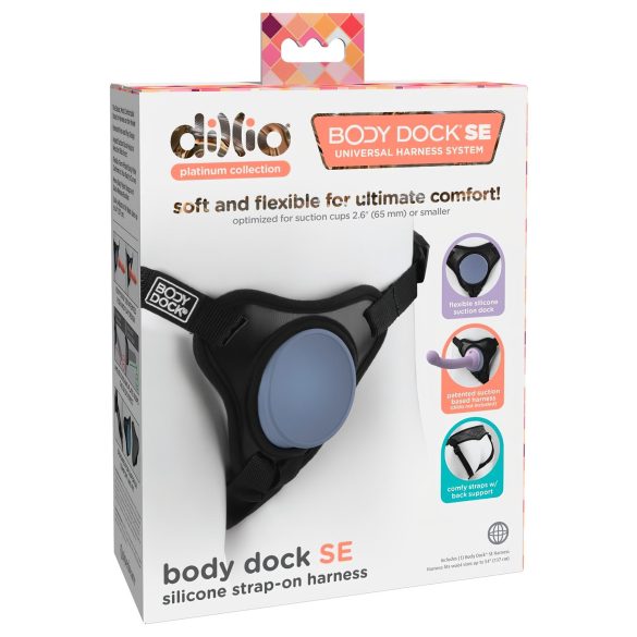 Dillio Body Dock - kiinnitettävä alushousu (musta-sininen)
