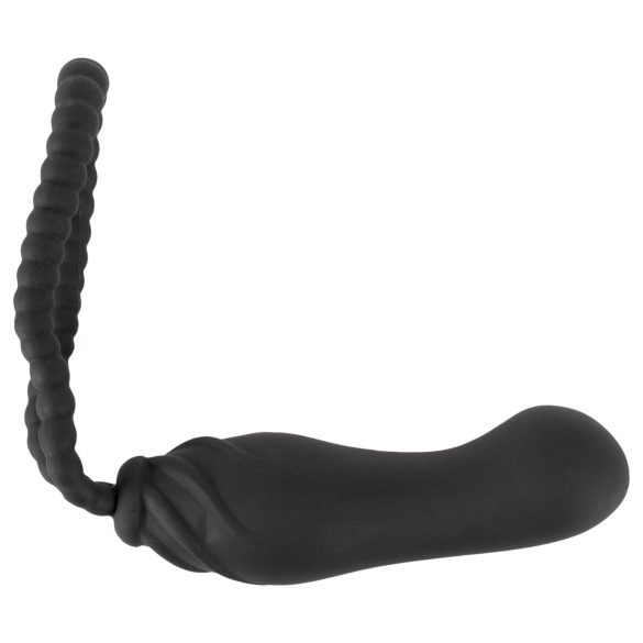 Täydellinen istuvuus - kiinnitettävä dildo (musta)