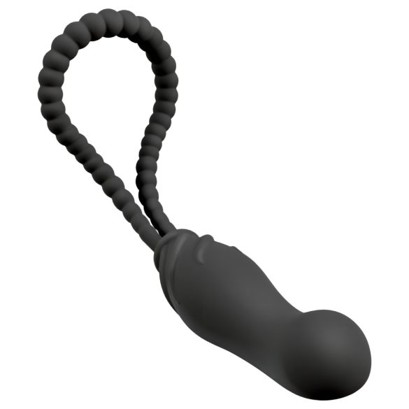 Black Velvets Perfect Fit - strap on dildo - säädettävä - musta