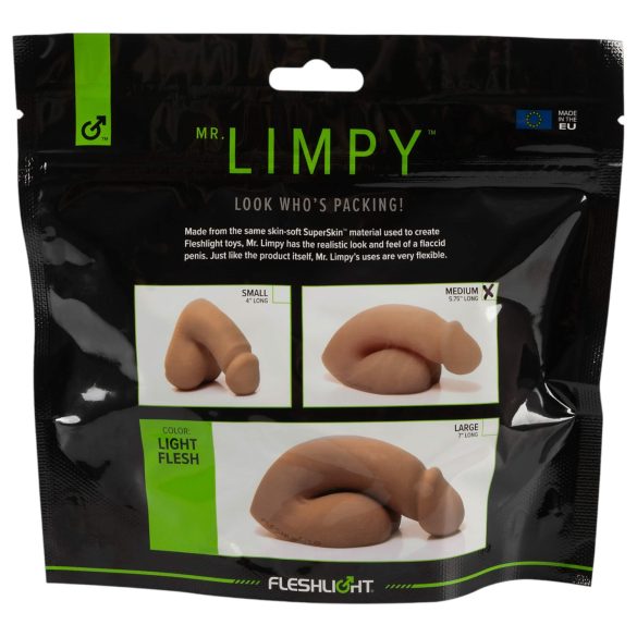 Mr. Limpy - realistinen dildo - keskikoko - vaalea