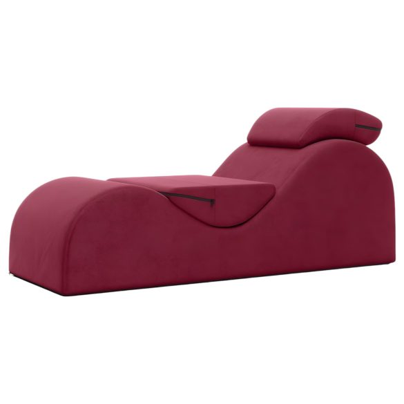 Liberator Esse Lounger - muunneltava seksisohva, 3-osainen (punainen)