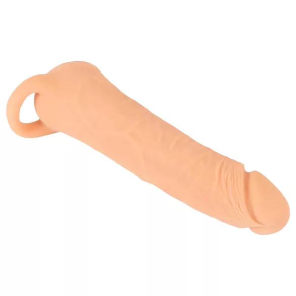 Nature Skin - 2in1 tekopillu ja penispidike - 23 cm - nude