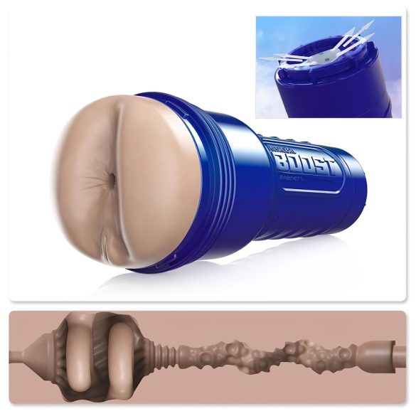 Fleshlight Boost Blast - realistinen anustasku - vaalea