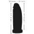 realistixxx Real Giant - jättidildo - 30 cm (musta)