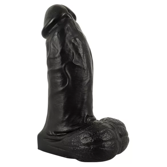 Realistixxx Real Giant - realistinen dildo kiveksillä - 22 cm - musta