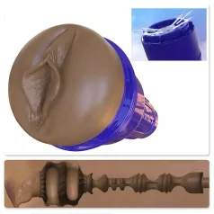 Fleshlight Boost Bang - realistinen keinovagina - ruskea