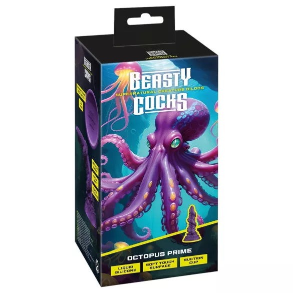 Beasty Cocks Octopus Prime - polipidildo - silikoni - violetti