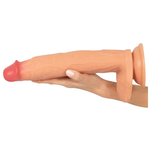 Realistixxx Real Giant - realistinen suuri dildo kiveksillä - iho