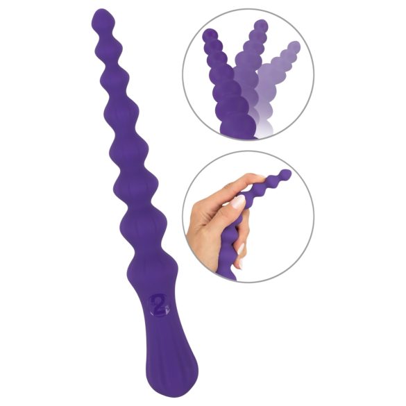 You2Toys - Palloilla varustettu joustava anaalidildo (lila)