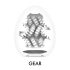 TENGA Egg Gear Stronger - munamasturbaattori - 6 kpl