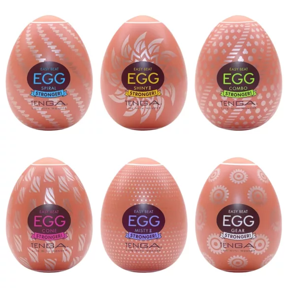 TENGA - Stronger muna-masturbaattori setti - 6 kpl