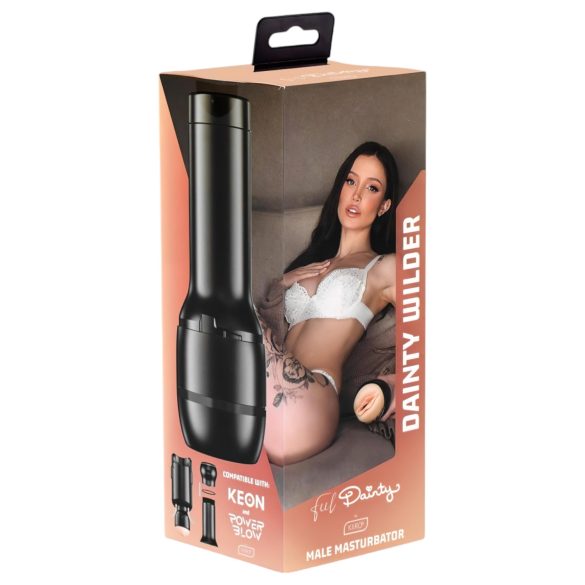 Kiiroo Dainty Wilder - tekovagina - PowerBlow yhteensopiva - natur