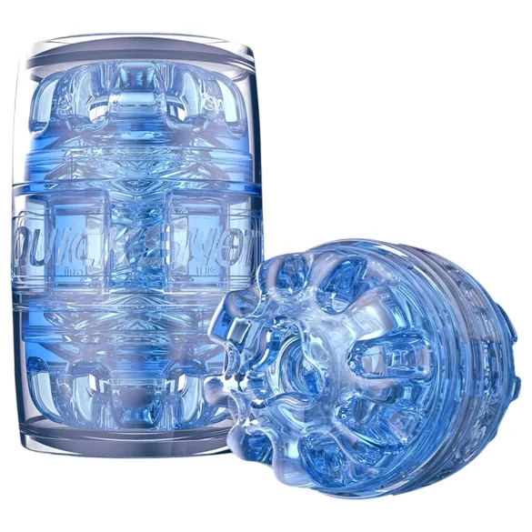 Fleshlight Quickshot Turbo - matkakokoinen masturbaattori - sininen
