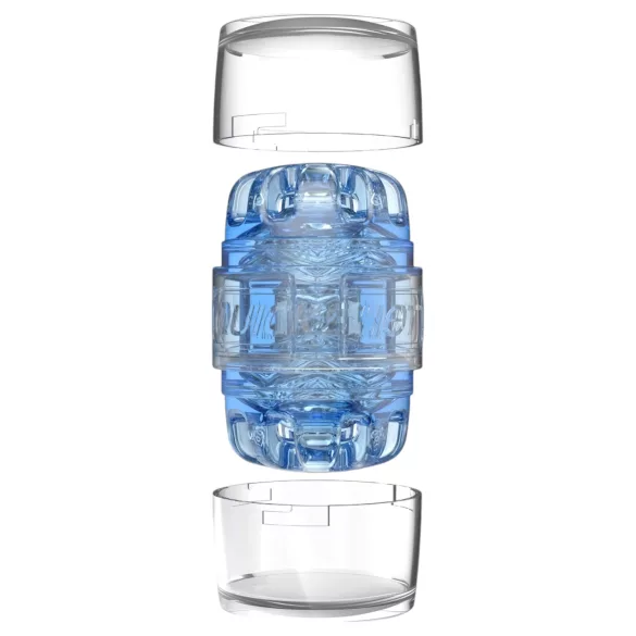 Fleshlight Quickshot Turbo - matkakokoinen masturbaattori - sininen
