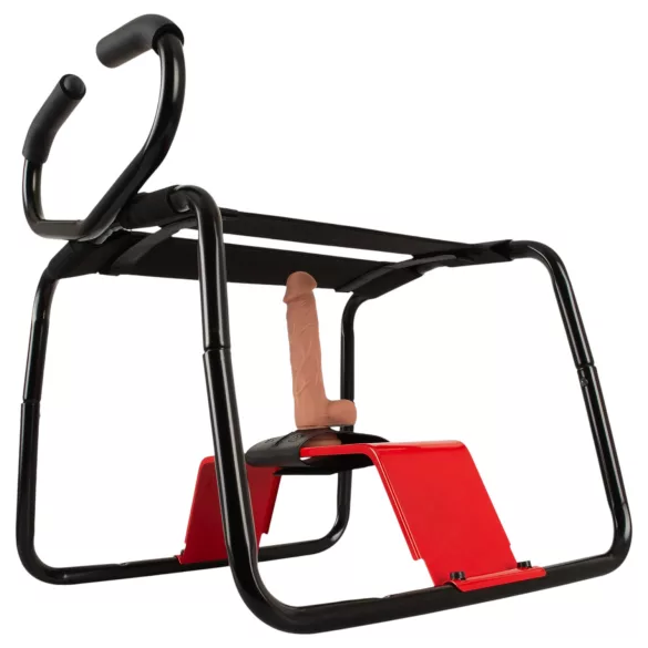 THE BANGER - Ultimate Sex Stool seksituoli realistisella dildolla (musta)