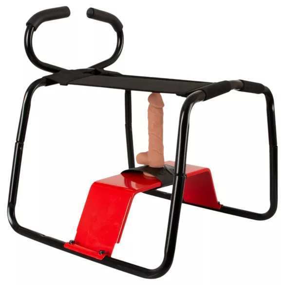 THE BANGER - Ultimate Sex Stool seksituoli realistisella dildolla (musta)