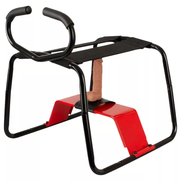 THE BANGER - Ultimate Sex Stool seksituoli realistisella dildolla (musta)