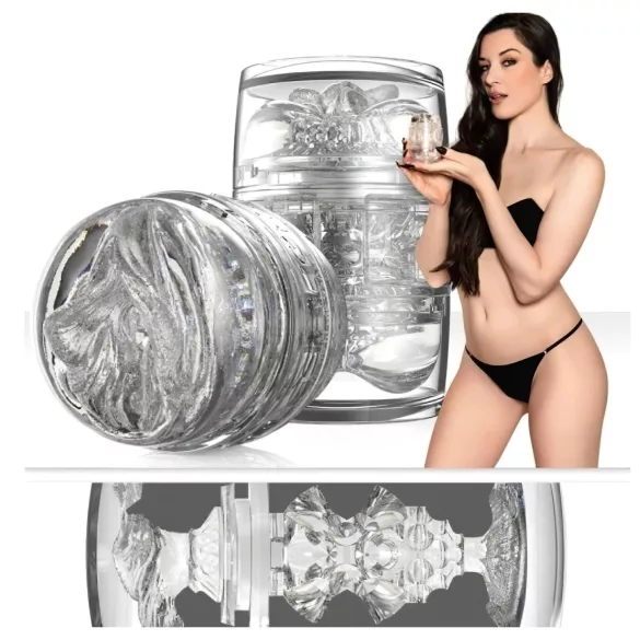 Fleshlight Quickshot Stoya - matkakokoinen masturbaattori (läpinäkyvä)