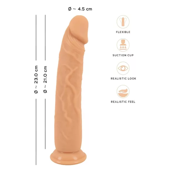 You2Toys - realistinen dildo 23cm - eurooppalainen