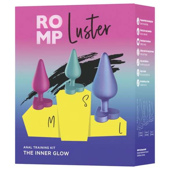 ROMP Luster - anustreenisetti - 3 tappia
