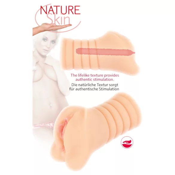 Nature Skin - realistinen vagina masturbaattori - nude