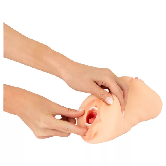 Nature Skin - vagina ja suu mastubaattori - luonnollinen