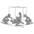 Secretdome - BDSM-seksikoppi aukkoineen (musta)
