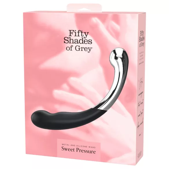 Fifty Shades of Grey - tupladildo - silikoni - musta