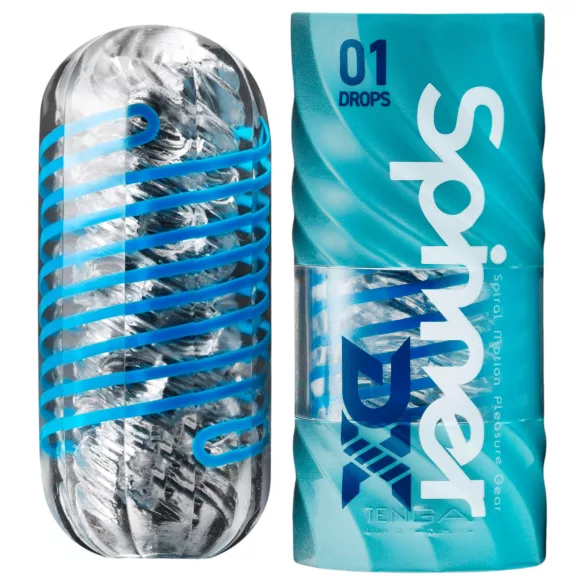 TENGA Spinner DX - masturboija (läpinäkyvä)