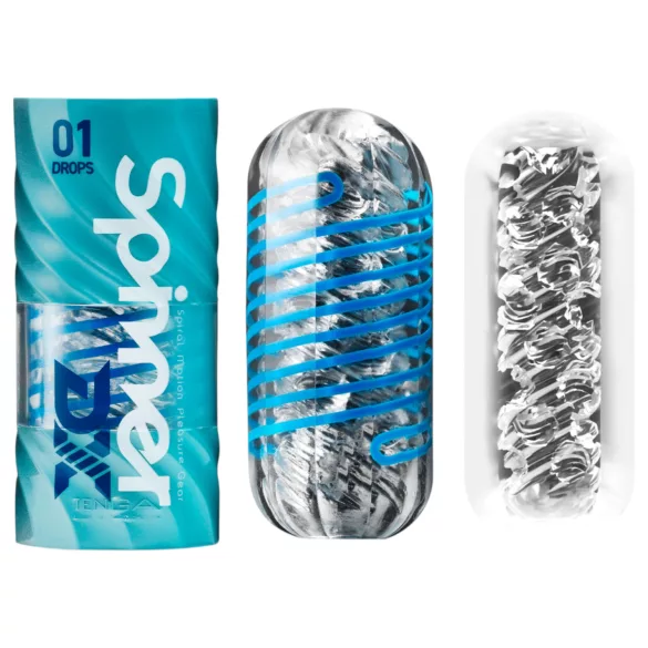 TENGA Spinner DX - masturboija (läpinäkyvä)