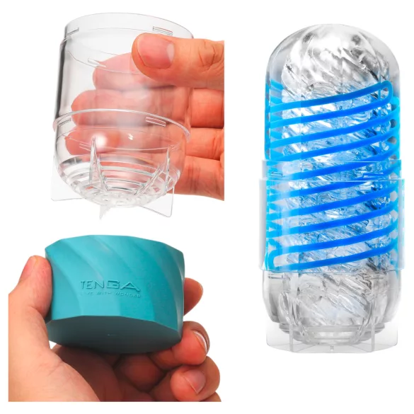 TENGA Spinner DX - masturboija (läpinäkyvä)