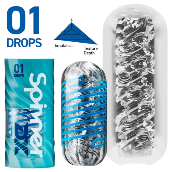 TENGA Spinner DX - masturboija (läpinäkyvä)