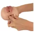 Realistixxx Real Stroker - aidonnäköinen vagina- ja anaalimasturboija (ihonvärinen)