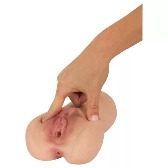 Realistixxx Real Stroker - aidonnäköinen vagina- ja anaalimasturboija (ihonvärinen)