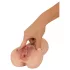 Realistixxx Real Stroker - aidonnäköinen vagina- ja anaalimasturboija (ihonvärinen)