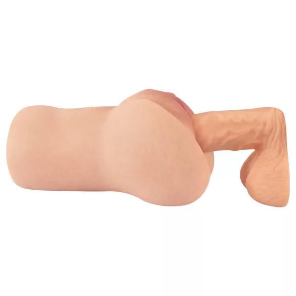 Realistixxx Real Stroker - aidonnäköinen vagina- ja anaalimasturboija (ihonvärinen)