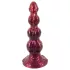 Beasty Cocks - Ihmissusi-Willie dildo imukupilla - viininpunainen (21 cm)