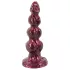 Beasty Cocks - Ihmissusi-Willie dildo imukupilla - viininpunainen (21 cm)