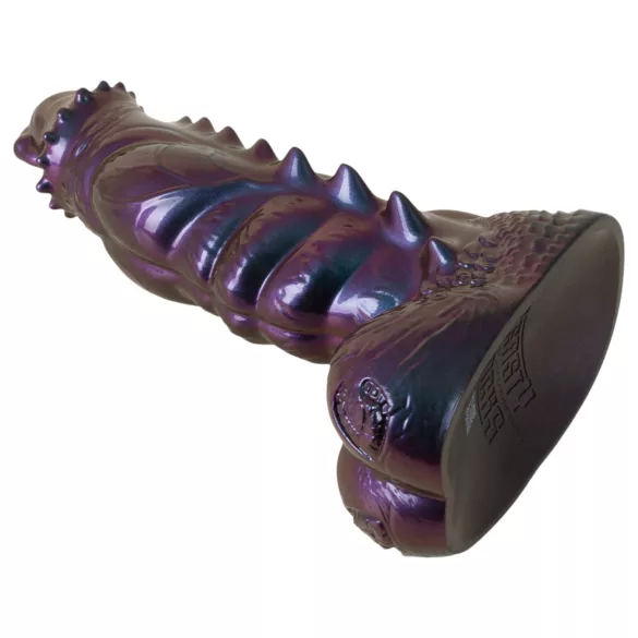 Beasty Cocks Tech-Zilla Bang - imukupilla varustettu monsteridildo (violetti)